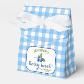 Berry Sweet Blueberry thema Baby shower Bedankdoosjes (Voorkant Zijde)