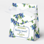 Berry Sweet Blueberry thema Baby shower Bedankdoosjes (Voorkant Zijde)