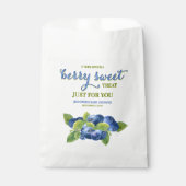 Berry Sweet Blueberry thema Baby shower Bedankzakje (Voorkant)