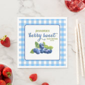 Berry Sweet Blueberry thema Baby shower Servet (Insitu)