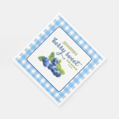 Berry Sweet Blueberry thema Baby shower Servet (Hoek)