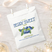 Berry Sweet Blueberry verjaardagsfeestje Bedankzakje (Geknipt)