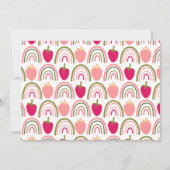 Berry Sweet Boho Rainbow Foto Hartelijk dank Bedankkaart (Achterkant)