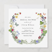 Berry Sweet Boho Wildflower Vrijgezellenfeest Kaart (Voorkant)