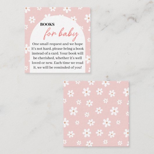 Berry Sweet Books For Baby  Informatiekaartje (Voorkant / Achterkant)