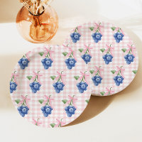 Berry Sweet bosbes 1e verjaardag Pink Gingham