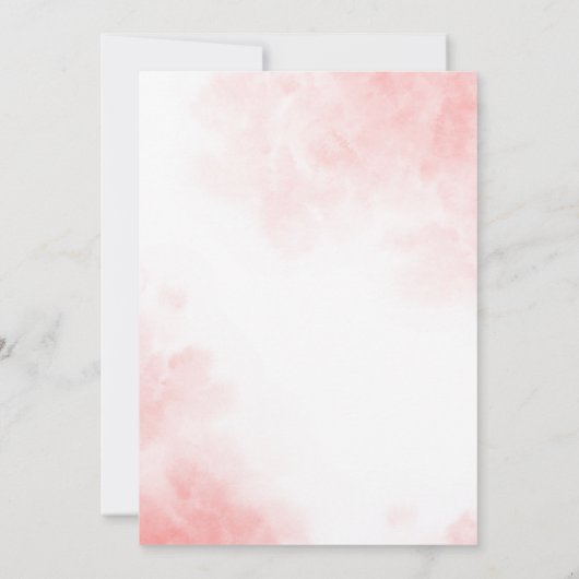 Berry sweet bosbes aardbei baby shower kaart (Achterkant)