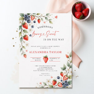 Berry Sweet Botanische Bessen Wijnstokken Babyborr Kaart
