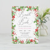 Berry Sweet Brunch met bruid Vrijgezellenfeest Kaart