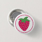 Berry Sweet Button (Voorkant /achterkant)