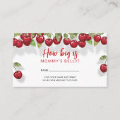Berry Sweet Cherry Hoe groot is mama's buik Informatiekaartje (Voorkant)