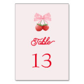 Berry Sweet Coquette Baby shower Kaart (Voorkant)