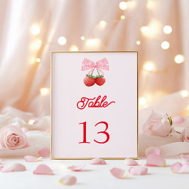 Berry Sweet Coquette Baby shower Kaart