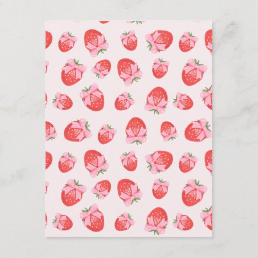 Berry Sweet Coquette Baby shower Wensen voor Baby Informatiekaartje (Achterkant)