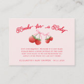 Berry Sweet Coquette Boeken voor Baby Informatiekaartje (Voorkant)