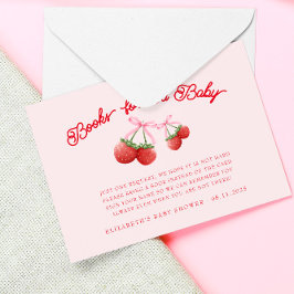 Berry Sweet Coquette Boeken voor Baby Informatiekaartje