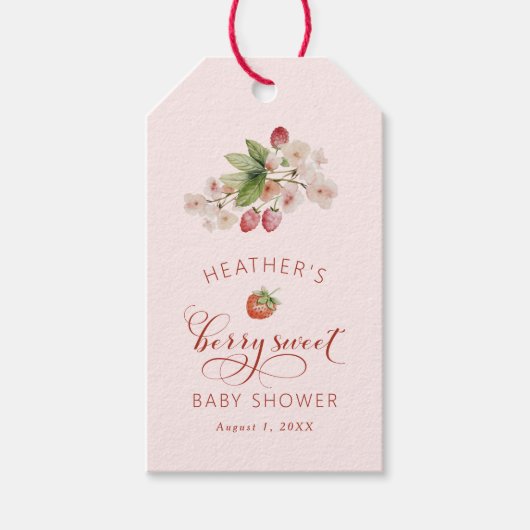 Berry Sweet Dank je Cadeaulabel (Voorkant)