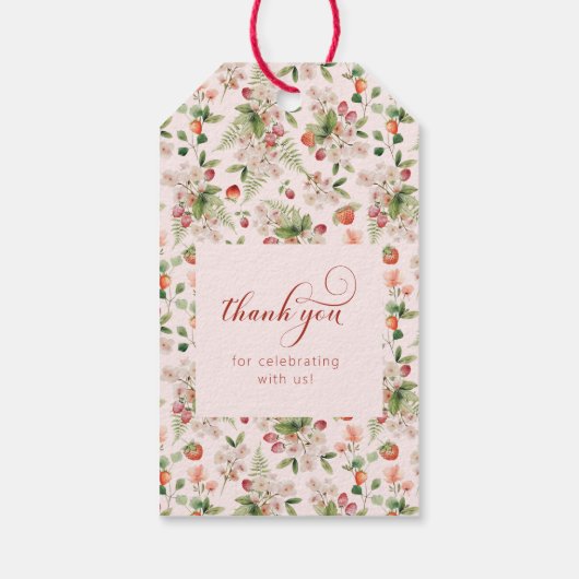 Berry Sweet Dank je Cadeaulabel (Achterkant)