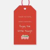 Berry Sweet Delights Olijfgroen Cadeaulabel (Achterkant)