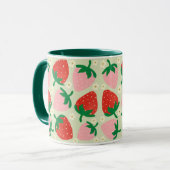 Berry Sweet Delights Olijfgroen Mok (Voorkant links)