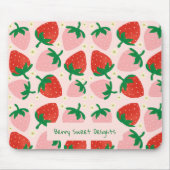 Berry Sweet Delights  Soft Pink Muismat (Voorkant)