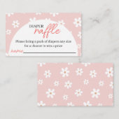 Berry Sweet Diaper Raffle Enclosure Card Informatiekaartje (Voorkant / Achterkant)