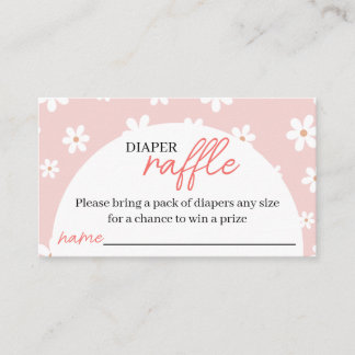Berry Sweet Diaper Raffle Enclosure Card Informatiekaartje