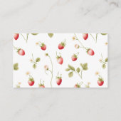 Berry Sweet Diaper Raffle Enclosure Kaart (Achterkant)