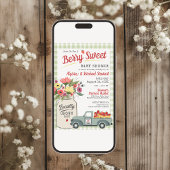Berry Sweet Digitale Boeren Markt Baby Boy Douche Kaart