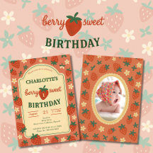 Berry Sweet eerste verjaardag foto