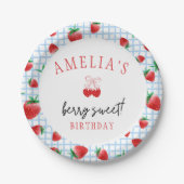 Berry Sweet eerste verjaardag Papieren Bordje (Voorkant)