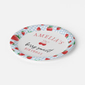 Berry Sweet eerste verjaardag Papieren Bordje (Gekanteld)