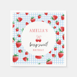 Berry Sweet eerste verjaardag Servet