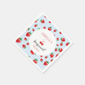 Berry Sweet eerste verjaardag Servet (Hoek)