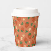 Berry Sweet eerste verjaardag welkom Papieren Bekers (Achterkant)