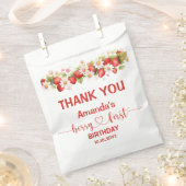 Berry Sweet First Birthday Bedankzakje (Geknipt)