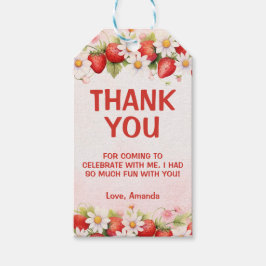 Berry Sweet First Birthday Cadeaulabel