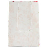 Berry Sweet Floral Kersen Cadeautas | Elegante Roz (Achterkant)