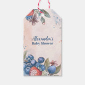 Berry Sweet Fruit Baby shower Cadeaulabel (Voorkant)