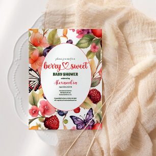 Berry Sweet Fruit Baby shower Kaart