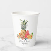 Berry Sweet Fruit Baby shower Papieren Bekers (Voorkant)
