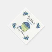 Berry Sweet Fruit Basket Baby shower Servet (Hoek)