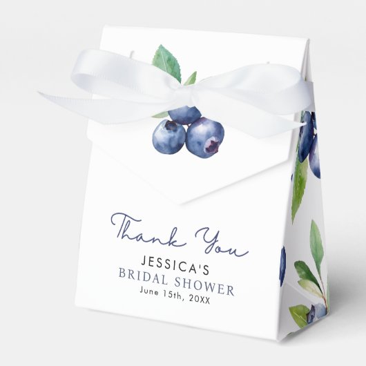 Berry Sweet Fruit Blueberries Baby shower Bedankdoosjes (Voorkant Zijde)