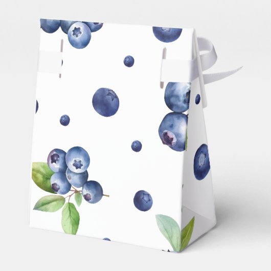 Berry Sweet Fruit Blueberries Baby shower Bedankdoosjes (Achterkant)