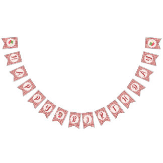 Berry Sweet Gelukkige Verjaardagsvlag Vlaggetjes