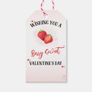Berry Sweet Gift Tags valentine's day Gifts Card Cadeaulabel