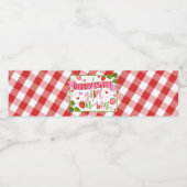 Berry Sweet Girl komt eraan Waterfles Etiket (Enkel label)