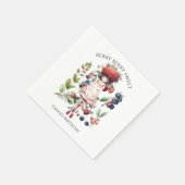 Berry Sweet Girl's verjaardagsfeestje Servet (Hoek)