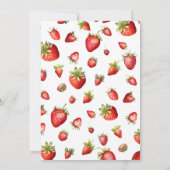 Berry Sweet Invitation | uitnodiging tot baby show (Achterkant)