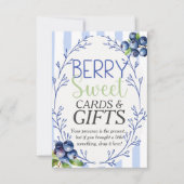 Berry Sweet KAARTEN & GIFTS Blueberry Sign (Voorkant)